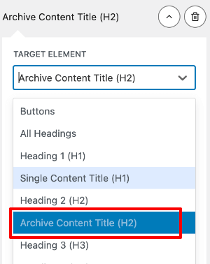 Archive Contents Title